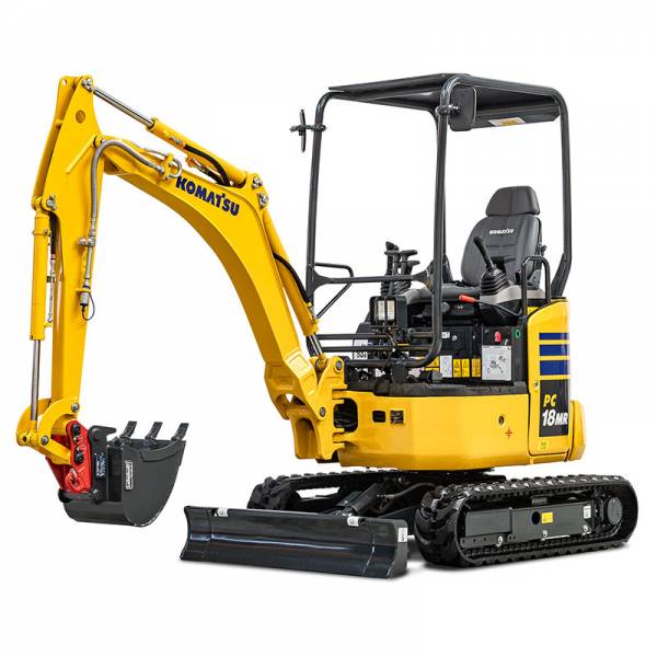 Komatsu minigraafmachine PC18MR-5 te koop bij Vrijdag Trading
